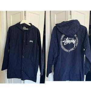 Brand new windbreak/raincoat Stussy